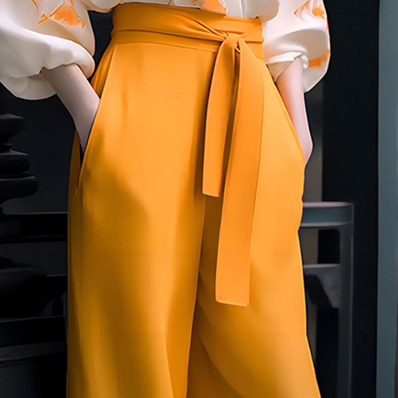 Levrine Draped Sleeve Pant Set