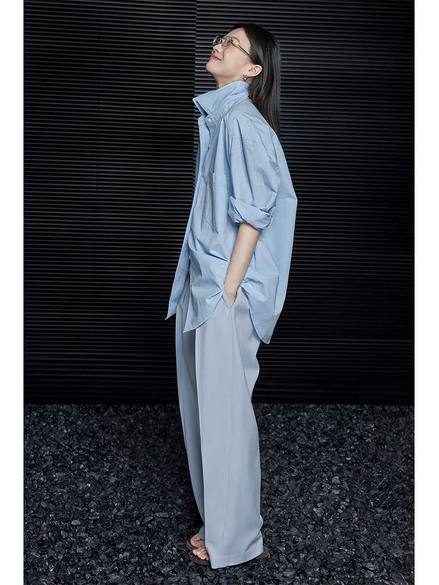 Caelis Minimalist Cotton Shirt