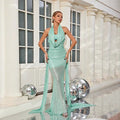 Calissia Sequined Fishtail Gown