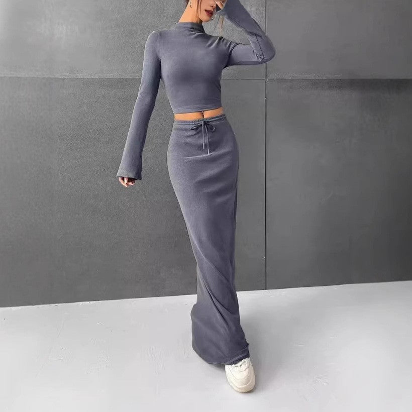 Cirelle Cotton Tie-Waist Maxi Set