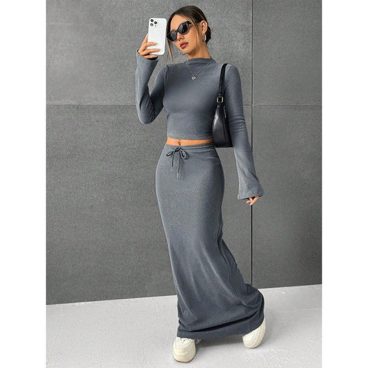 Cirelle Cotton Tie-Waist Maxi Set