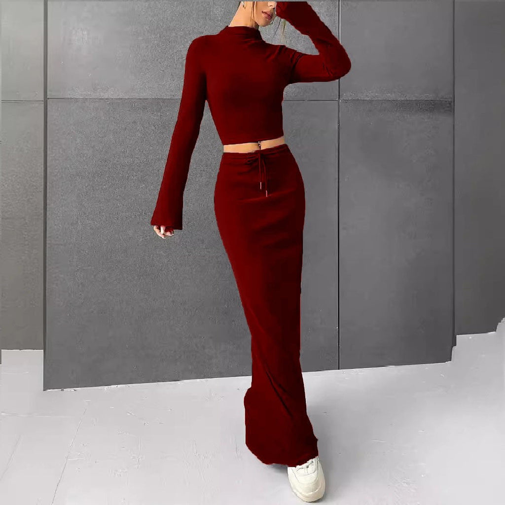 Cirelle Cotton Tie-Waist Maxi Set