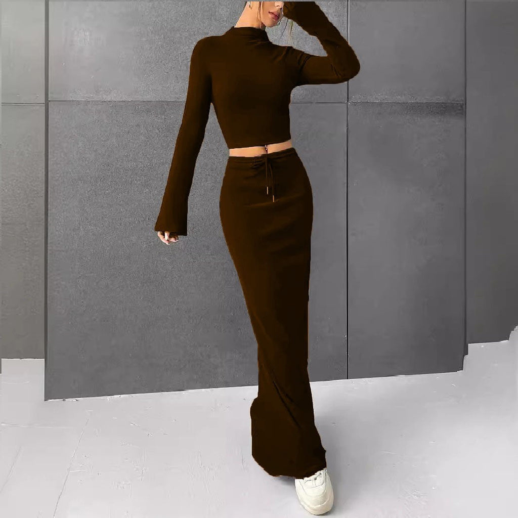 Cirelle Cotton Tie-Waist Maxi Set