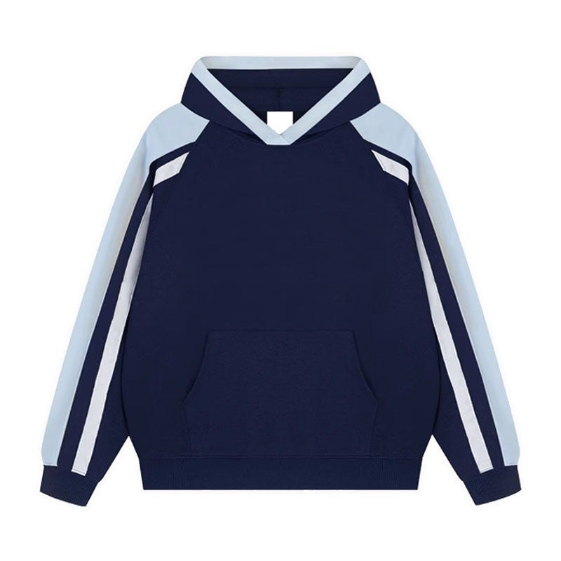 Lanyra Colorblock Cotton Hooded Top