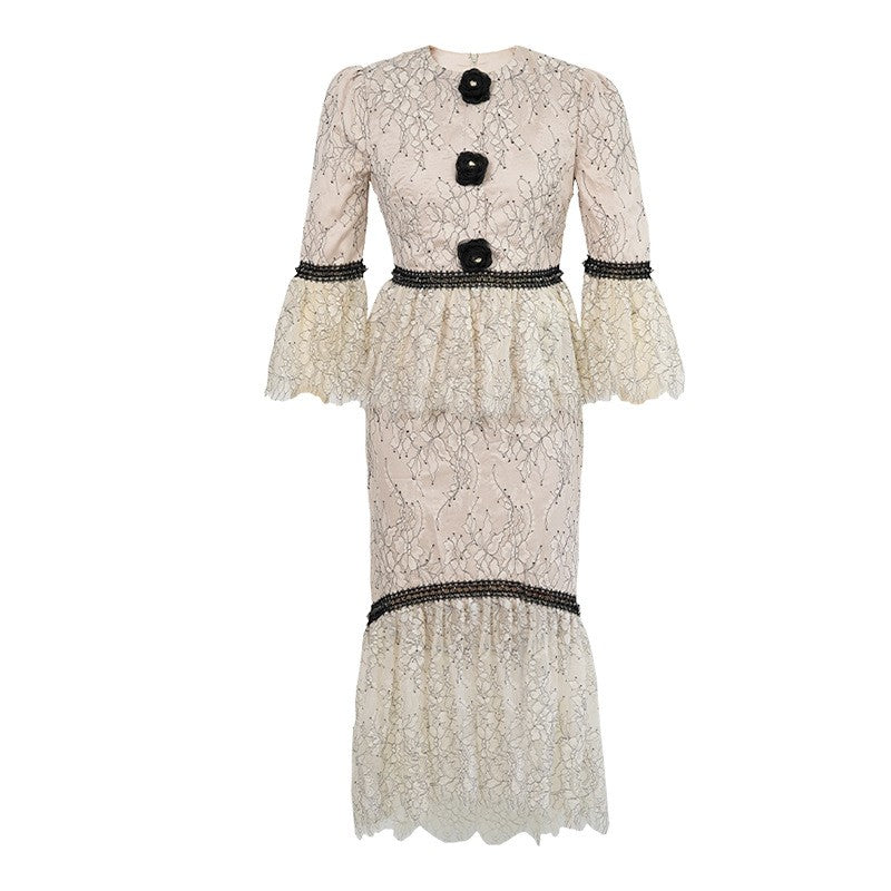 Mirelle Bell Sleeve Lace Ensemble