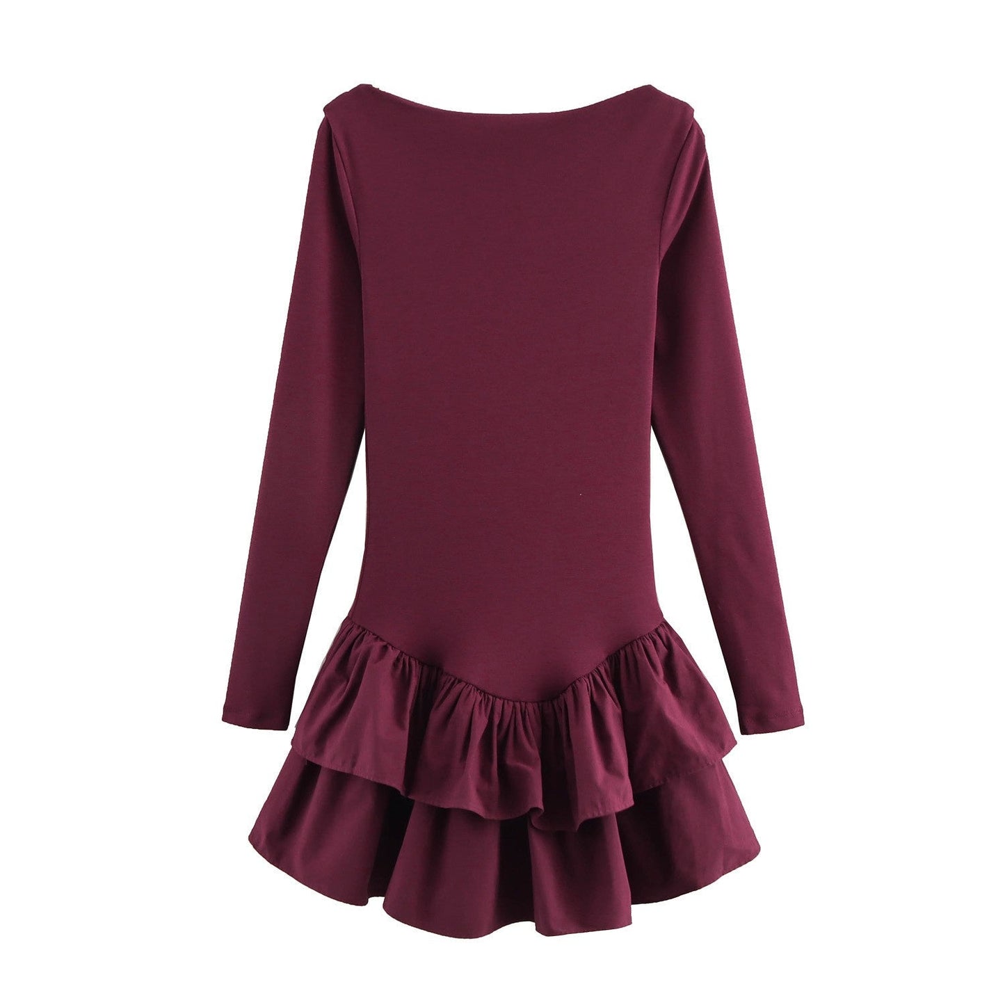 Selinne Ruffle Hem Mini Dress