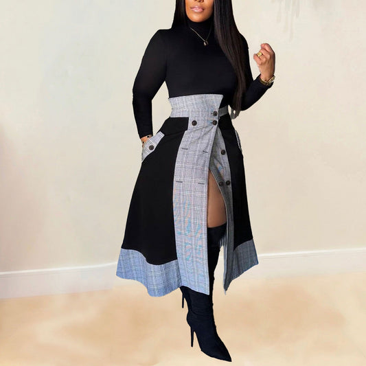 Yselle Slit Accent Co-ord Set